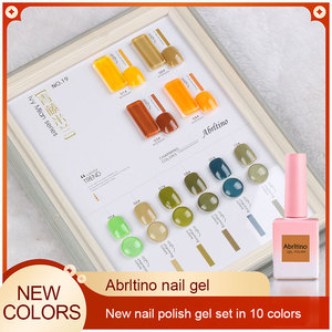 Abrltino Fashion Nuevo Set de Esmalte de Uñas en <span class=keywords><strong>Gel</strong></span> en 10 Colores, Muestra Gratis, Serie Lvy Milan, Esmalte de Uñas en <span class=keywords><strong>Gel</strong></span> UV OEM - Product Image 3