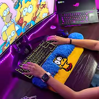 Tapis de clavier en tapis fait main 100% au point de poinçon, sous-verre personnalisé, anime, toucher doux, tufting, housse de clavier pour ordinateur portable