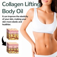 Huile de massage liftante au collagène et au romarin OEM - Vente en gros, étiquette privée, emballage personnalisé, huile hydratante