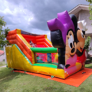 Château gonflable pour enfants <span class=keywords><strong>Mickey</strong></span> <span class=keywords><strong>Minnie</strong></span> Mouse en gros, avec toboggan, combo de château gonflable pour enfants, château gonflable pour enfants - Product Image 3