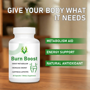 Custom Label Burn Boost Capsules with Green Tea and Raspberry Ketone Supercharge <b>Your</b> Metabolism Green Coffee Bean Capsules - Product Image 4