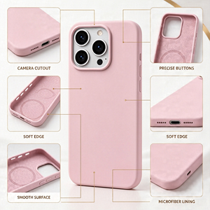 Custodia di Lusso in Silicone Liquido per <span class=keywords><strong>iPhone</strong></span> 17 Pro Max, Cover Protettiva Magnetica Soft Touch con Magnete, Ultra Sottile - Product Image 4