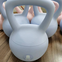 Kettlebell en fonte PVC rempli de sable – Équipement de fitness durable et personnalisé, compact, portable, facile à utiliser, plusieurs options de poids
