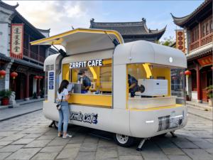 รถพ่วงปาร์ตี้บาร์บีคิวสไตล์เท็กซัส พร้อมเตารมควันแบบออฟเซ็ต ที่เก็บฟืน และตู้เก็บอุ่นอาหารสำหรับเนื้อบริสเก็ตแบบสโลว์คุก - Product Image 1