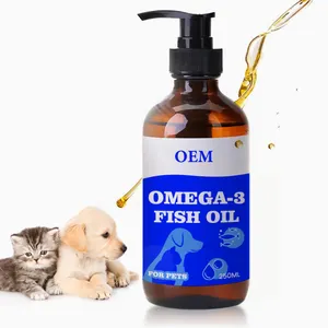 Premium Natural Salmon Oil Fish Oil For Dogs Cats Omega 3 Care For Skin And Hair Dog Supplement