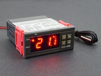 STC-1000 régulateur de température numérique Thermostat 110V 1M capteur étanche chauffage refroidissement LED relais de contrôle de température