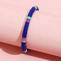 Bracelets d'amitié bohèmes empilables en perles d'argile polymère personnalisées pour l'été 2025