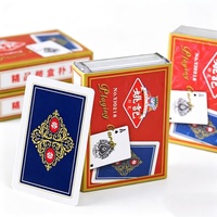 Jeu de cartes de poker standard écologique et durable, prêt à l'emploi en entrepôt, avec boîte, pour les jeux de loisirs familiaux et les marchands de cartes à jouer