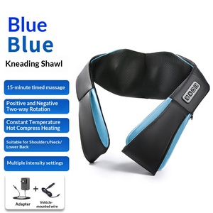Masajeador Eléctrico Portátil para Espalda y Cuello con Control Remoto Inalámbrico y Shiatsu con Calor para Hombros y Cuello - Product Image 4