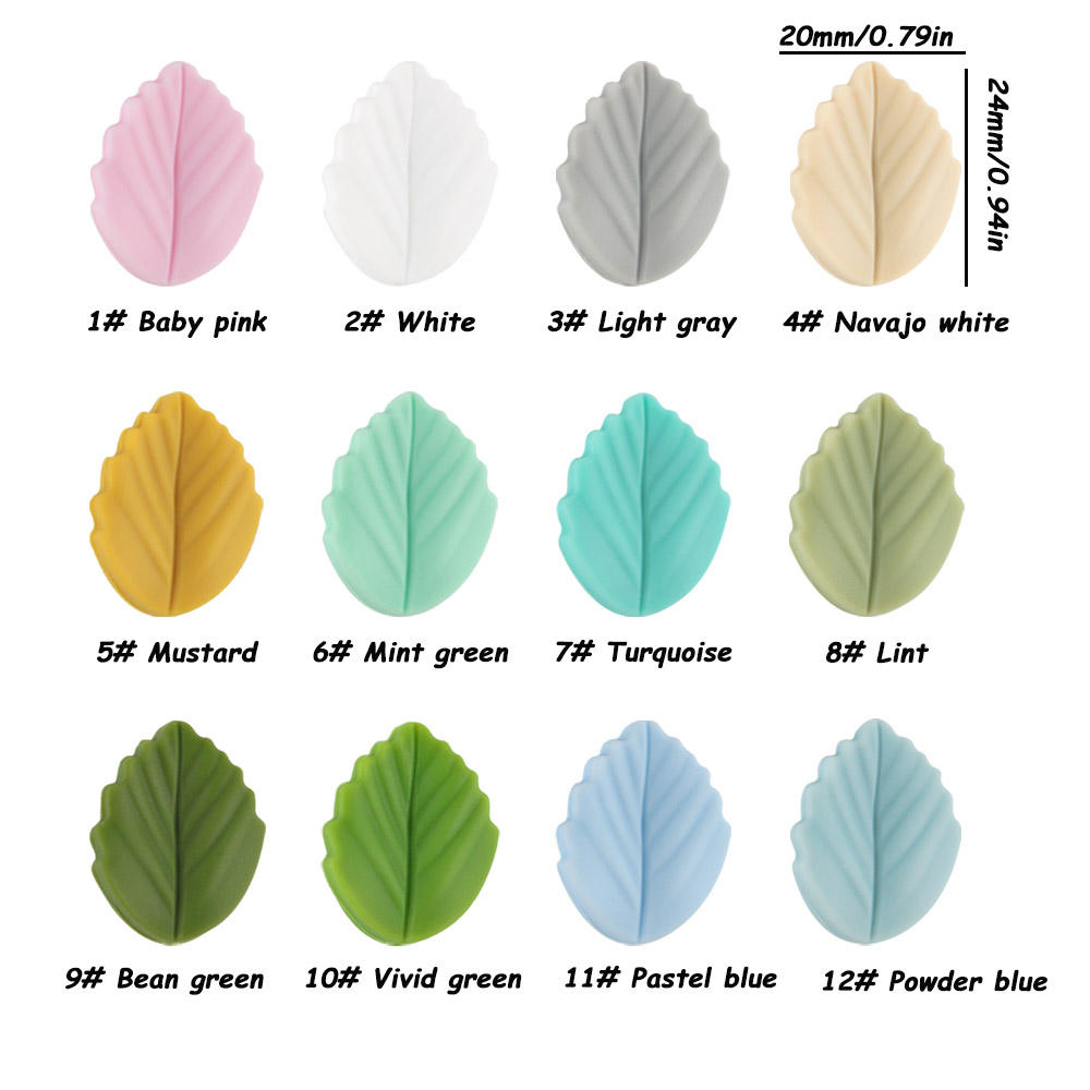 SA146ลูกปัดใบไม้