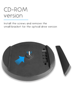 Support vertical pour console de jeu PS5 DATA FROG version numérique, accessoires, support de lecteur optique 2 en 1, base pour une optimisation optimale