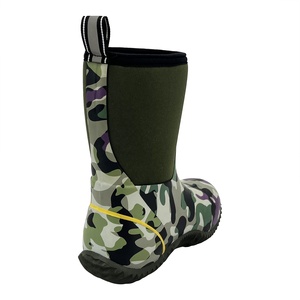 Bottes de <span class=keywords><strong>pluie</strong></span> pour enfants YL-25144 en néoprène, confortables, résistantes à l'eau, mi-mollet, pour l'extérieur, vente en gros - Product Image 3