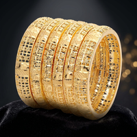 Vente en gros de bracelets en plaqué or 14K 18K 24K, bijoux bracelets de mode, bracelets traditionnels, bijoux en or rempli Oro Joyeria