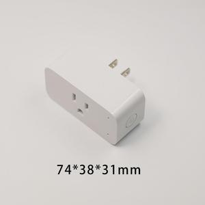 Smart Wi-Fi Enabled <b>Plug</b> <b>With</b> 1 Outlet 120V 15A Plastic Minimalist Design For Home Automation Wall <b>Switches</b> - Product Image 5