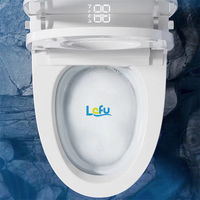 American Hotel Home Salle de bain blanche allongée One Piece Intelligent P Trap Wc Toilette Smart Toilette avec télécommande incluse