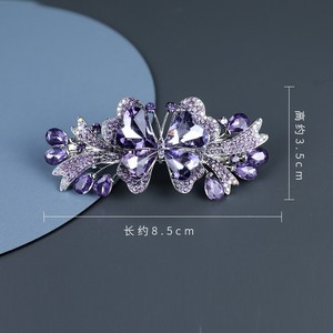Vente en gros en usine épingle à <span class=keywords><strong>cheveux</strong></span> fleur cristal barrettes à <span class=keywords><strong>cheveux</strong></span> papillon strass pour femmes - Product Image 6