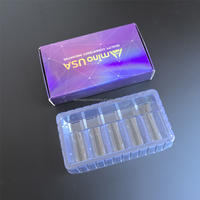 Boîte holographique personnalisée de conception nouvelle 2025, emballage pour flacons GH, boîte pour flacons de 2 ml/3 ml pour 10 flacons