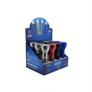 ไฟฉายพร้อมแบตเตอรี่ 20 LED สีน้ำเงิน แดง ดำ เงิน - Product Image 2