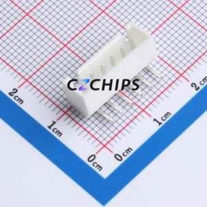 W254110K-6PW2113 Wire-to-Board Pin Header Bent Lead Through Hole,P=2.5mm Connector 1x6P 2.5mm Right Angle Insert XHB - Product Image 1