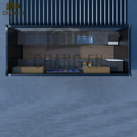 JHCE1 Cabine portable en acier respirant avec cuisine maison préfabriquée résistante aux typhons pour hôpital bureau appartement hôtel villa utilisation