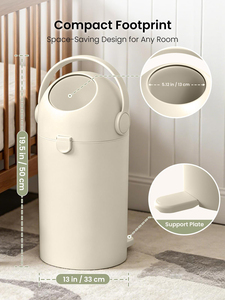 OEM ODM Poubelle à couches anti-odeur pour couches bébé, déchets plastiques, cuisine et salle de bain - Product Image 2