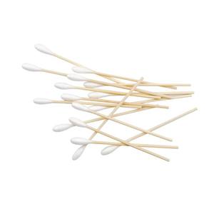 Écouvillons médicaux transfrontaliers en coton, 6 pieds, en bambou, à pointe ronde, stériles, pour nettoyage et tests, 100 paquets par boîte - Product Image 1