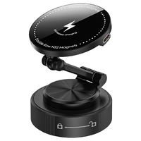 Pliable 15W sans fil Charge aimants puissants support mince voiture magnétique vide support de téléphone pour iphone 16 15