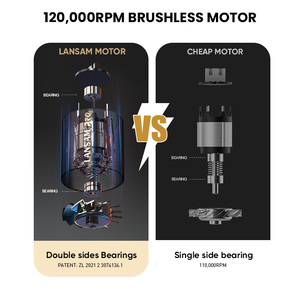 Sèche-cheveux électrique professionnel de salon, léger, haute vitesse, ionique négatif, souffleur creux, usage domestique, vente chaude - Product Image 2