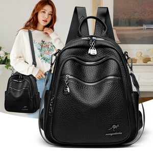 Fabbrica all'ingrosso delle signore di Design di lusso studente zaino della scuola borsa di grande capacità Pu borse in pelle per le donne - Product Image 1