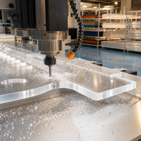 Fabricante de Piezas Acrílicas CNC, Componentes Acrílicos Transparentes Personalizados Mecanizados por CNC, Prototipo a Producción en Masa, OEM, ODM, Venta al Por Mayor