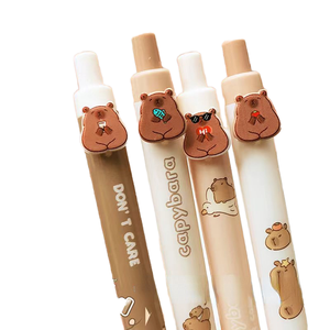 Nuevos Bolígrafos de Gel Azul Borrables Ti Tong Cartoon Capibala <span class=keywords><strong>m</strong></span> Modelo 0.5mm, Material Plástico para Uso Promocional Escolar - Product Image 1