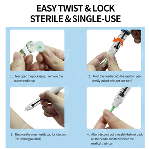 Vente en gros : Chaque boîte contient 14 aiguilles pour stylo à <span class=keywords><strong>insuline</strong></span> de 4 mm et 5 mm, emballées séparément - Product Image 4