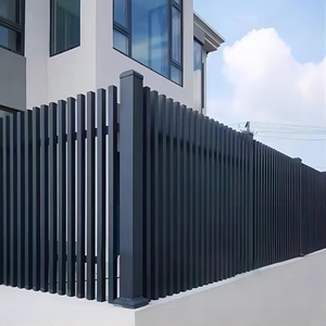 <span class=keywords><strong>Lame</strong></span> de construction en aluminium nouvellement conçue mur <span class=keywords><strong>composite</strong></span> de clôture horizontale 3D pour clôtures treillis et portes - Product Image 5