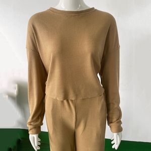 Conjunto de suéter informal nuevo de otoño e invierno para <span class=keywords><strong>mujer</strong></span> europea y <span class=keywords><strong>americana</strong></span> de dos piezas para <span class=keywords><strong>mujer</strong></span>, conjunto de dos piezas para <span class=keywords><strong>mujer</strong></span> - Product Image 5