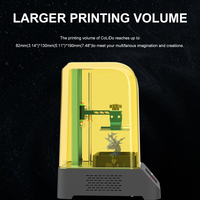 Imprimante 3D professionnelle de grand volume de haute précision couverture bloquant les UV affichage LCD vitesse d'impression rapide prend en charge le matériau PLA nouveau