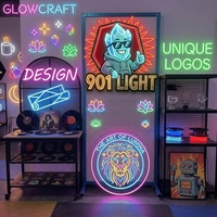 Bandes LED Casoon, enseignes néon UV, alimentées par transformateur, multicolores, étanches IP65, éclairage de bar pour la décoration de magasin