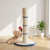 Nouveau design, petit arbre à chat avec griffoir, tour pour chat en sisal, colonne à griffer pour chat, petites balles
