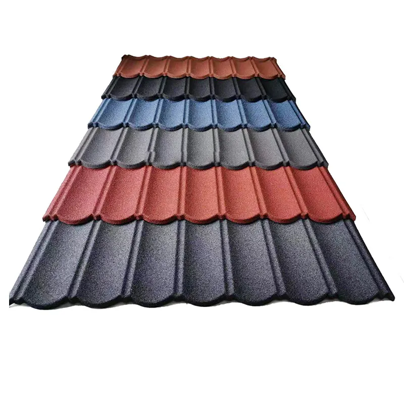 0.3/0.4/0.5mm Texas Roofing Stone Coated Metal Roof Tiles 50 Years Quality US Building Code Approved Easy DIY Factory Supply