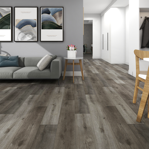 SPC Flooring 6mm 7mm Étanche <span class=keywords><strong>Plancher</strong></span> <span class=keywords><strong>Flottant</strong></span> Installation Sans Colle <span class=keywords><strong>pour</strong></span> Cuisine <span class=keywords><strong>Salle</strong></span> <span class=keywords><strong>De</strong></span> Bains quantité minimale <span class=keywords><strong>de</strong></span> commande 500 ㎡ - Product Image 1
