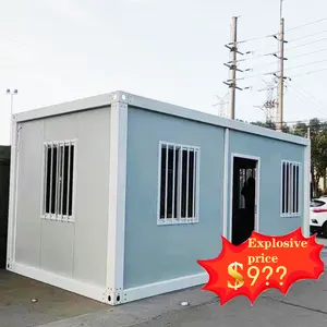 Casa de Container Pré-fabricada Chinesa Solução Residencial Ideal compacta e elegante