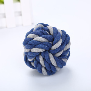 Wholesale Eco-Friendly Magic <b>Exercise</b> Dog Chewing <b>Rope</b> Ball Toys Braided Cotton <b>Rope</b> Teeth Cleaning Chew Toys Outdoor Indoor Use - Product Image 5