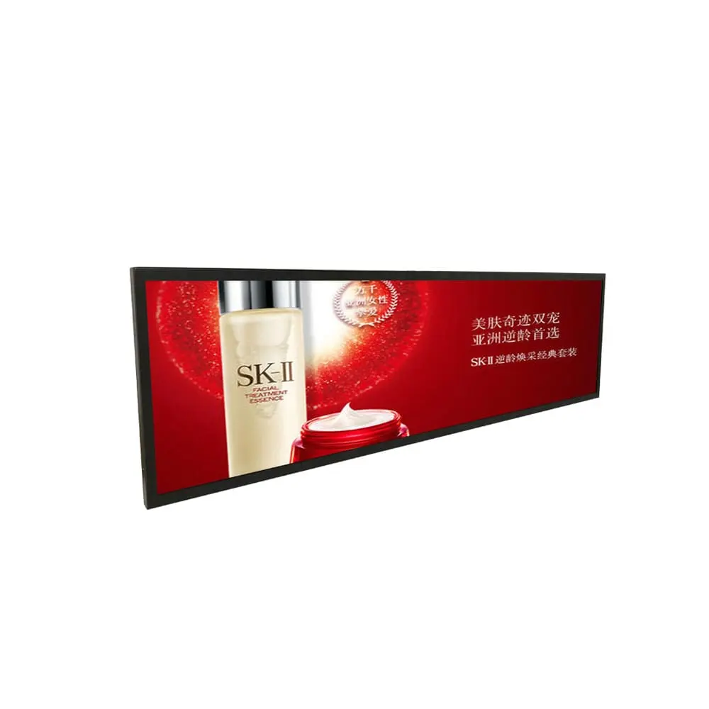 2021 Cheap Price Shelf Display Ultra Wide Touch Screen Stretch Bar LCD