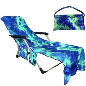 Copertura per Sedia <span class=keywords><strong>da</strong></span> Spiaggia con Tasche Laterali, <span class=keywords><strong>Telo</strong></span> Protettivo per Sdraio <span class=keywords><strong>da</strong></span> Giardino, Spiaggia, Hotel, Sala <span class=keywords><strong>da</strong></span> Pranzo - Product Image 3