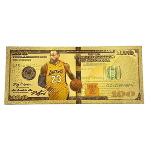 5 Modelos de Billetes de <span class=keywords><strong>LeBron</strong></span> James de Nice America, Bañados en Oro de 24k, para Regalos - Product Image 3