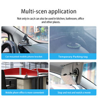 Support de Téléphone de voiture de Stationnement Temporaire Numéro de Téléphone Plaque 360 Degrés Rotatif Tableau De Bord Support De Téléphone Portable