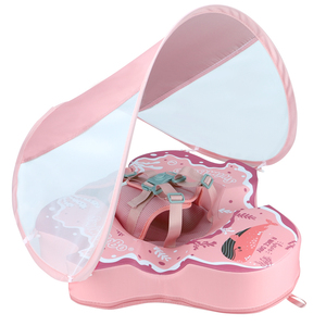 Hot Bán Màu Hồng Không-Inflatable Bé Bơi <span class=keywords><strong>Float</strong></span> Trẻ Em Bơi Vòng nách Vòng Không Inflatable Bé Hồ Bơi <span class=keywords><strong>Float</strong></span> Với Tán - Product Image 1