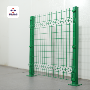 Clôture en treillis métallique 3D pour extérieur avec revêtement en PVC galvanisé, design écologique pour la sécurité du jardin - Inclut - Product Image 2