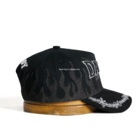 Casquettes de baseball en daim brodées à 5 panneaux, modèle original Gorras Thirty-one 31 Hats Stay Out, avec sangle personnalisable – Vente en gros