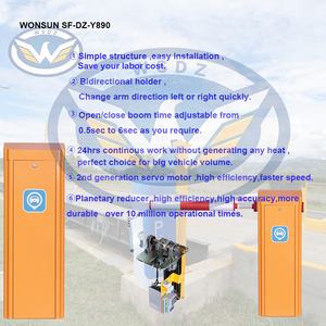 Barriera Automatica di Controllo Veicoli con Motore Servo DC Wonsun di Alta Gamma e Riduttore Planetario, Barriera Stradale Intelligente per Carichi Pesanti - Product Image 5