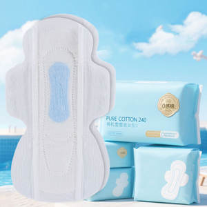 Gran oferta de toallas sanitarias desechables de algodón puro orgánico, servilletas de anión ultrafinas transpirables OEM para mujer, higiene femenina al por mayor - Product Image 6
